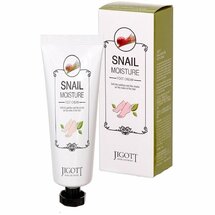 Jigott Snail Moisture Foot Cream Увлажняющий охлаждающий крем для ног с муцином улитки 100 мл 