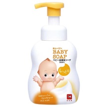 004244 "COW" "QP Baby Soap" Мыло-пенка детское 2в1 увлажняющее 400мл 1/12