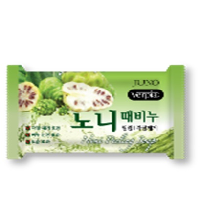 090020 "Juno" "Peeling Soap Noni Peeling Soap" Косметическое мыло c экстрактом фрукта нони 150 г 1/120 