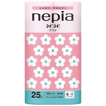 274683 "NEPIA" "nepi nepi" Ароматиз. двухслойная туалетная бумага 25м (12 рулонов, аромат сакуры), 1/6