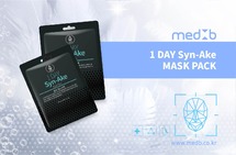 209103 "Med B" 1 Day Тканевая маска с экстрактом змеиного яда 27мл 10 (спайка) 1/60