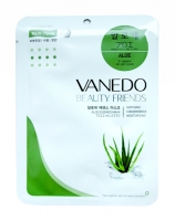All New Cosmetic Vanedo Beauty Friends Увлажняющая маска для лица с эссенцией алоэ 25гр. 