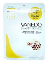 All New Cosmetic Vanedo Beauty Friends Омолаживающая маска для лица с эссенцией маточного молочка пчел 25гр. 