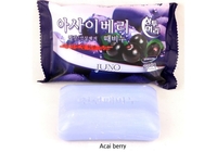 090419 "Juno" "Peeling Soap  Acai Berry" Косметическое мыло с ягодами асаи 150гр 1/120