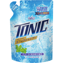 WINS Tonic Тонизирующий шампунь с ополаскивателем  400 мл. (мягкая эконом упаковка) 