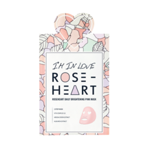 Roseheart Дневная выравнивающая тон кожи  2-х ступенчатая тканевая маска для лица с экстрактом ардизии курчавой (33гр*1шт) 